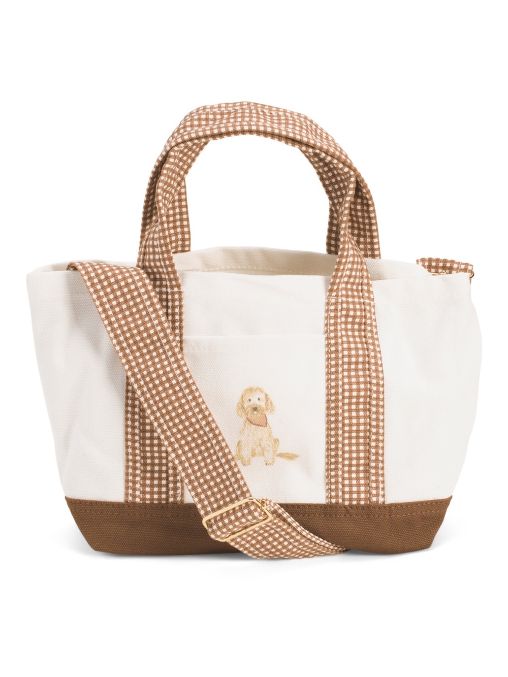 New The farmhouse by Rachel ashwell- cotton canvas pencil dog portrait tote